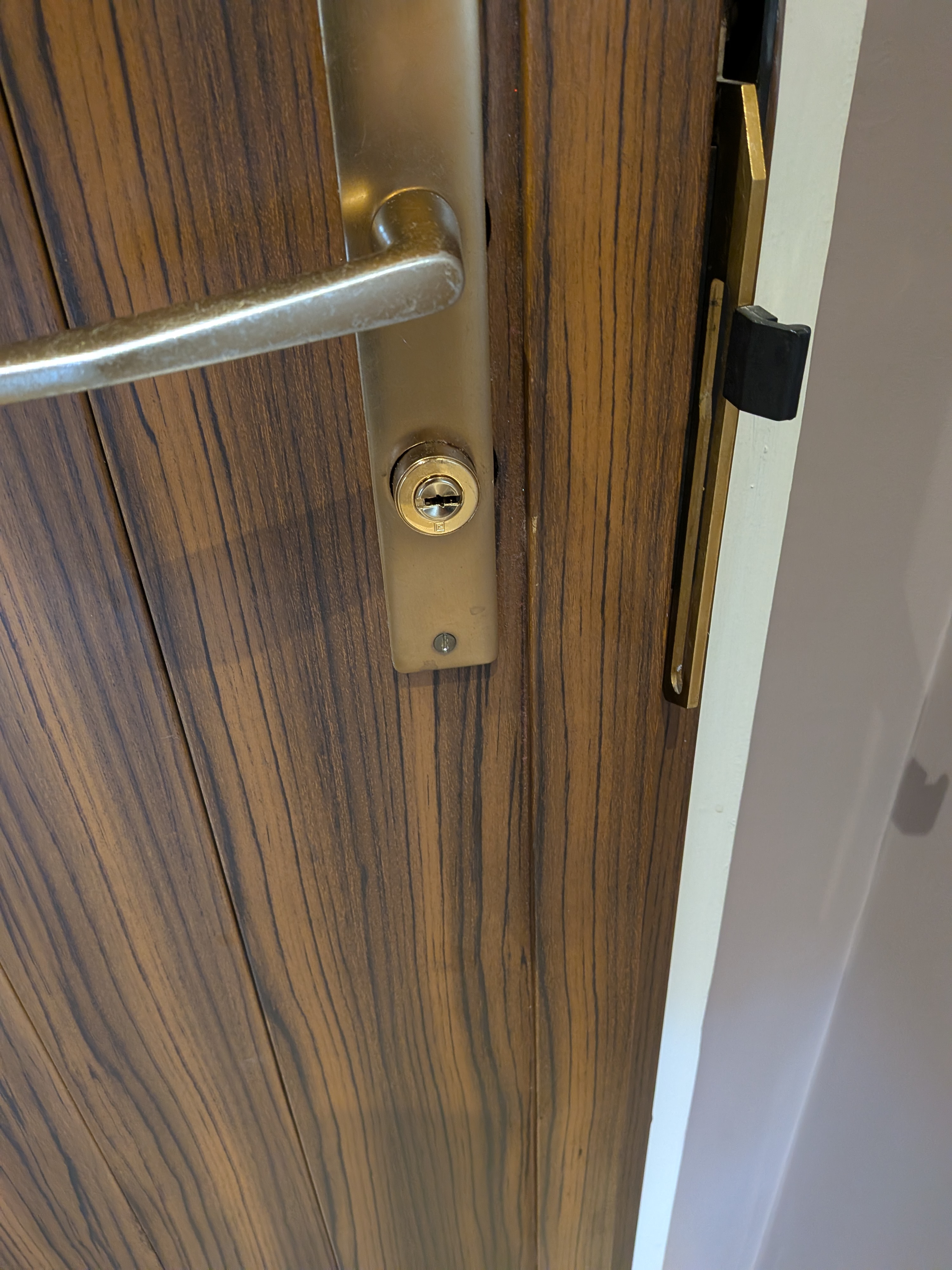 Cylindre et poignée de porte intérieure