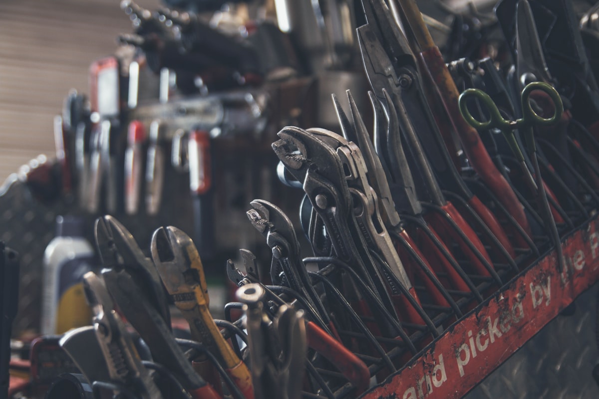 Outils de l'artisan prêts à l'emploi